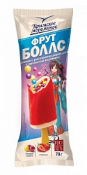 Мороженое Крымское 70г Эскимо Фрут Боллс с рисовыми шариками (24)