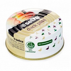 Паштет Сетра 100г Утиный ж/б Паштет Сетра 100г Утиный ж/б