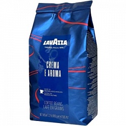 Лавацца Крема-Арома Хорека синяя кофе натур. в зернах 1000г