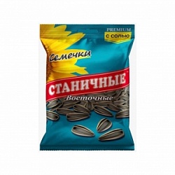 Семечки Станичные 150г Восточные с солью Семечки Станичные 150г Восточные с солью