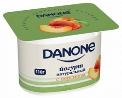 Данон йогурт 110г Персик 2,9% СТ