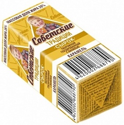 Советские традиции Сырок глазированный 26% 45г Карамель