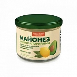 Майонез UFEELGOOD 200/230мл Веган постный б/яиц, б/сахара безлактозный ст/б