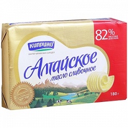 Масло Киприно180г Алтайское 82%