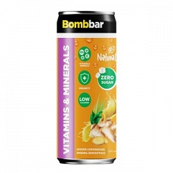 Напиток Бумбар 300мл Лимонад со вкусом Имбиря ж/б