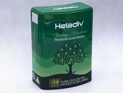 Хеладив чай 100г черный средн.лист. Весенний Отбор Ганпаудер ж б