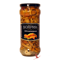 Грибы Бояринъ 580мл Опята марин. с/б