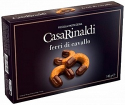 Печенье Каза Ринальди 150г Фeрри ди Кавалло в шоколадной глазури