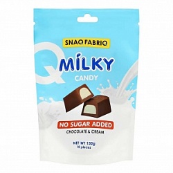 Шоколад СнекФабрик 130г молочный со сливочной начинкой