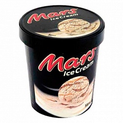 Мороженое Марс 300г сливочное карамель+щоколад ведро Мороженое Марс 300г сливочное карамель+щоколад ведро