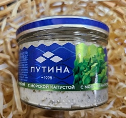 Икра Путина 160г Сельди с моркской капустой ст/б