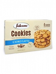 Печенье Фалконе Кукис 200г с молочным шоколадом