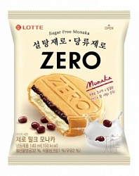 Мороженое Лотте 140г LW Сендвич без Сахара (ZERO) (24)
