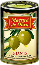 Оливки Маэстро де олива 420г Гигантские с/к ж/б Оливки Маэстро де олива 420г Гигантские с/к ж/б