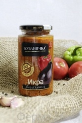 Кубаночка Икра 500гр баклажанная