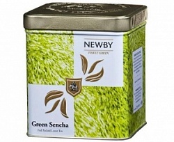 Чай Ньюби зеленый 125г Зеленая Сенча ж/б
