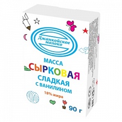 Масса сырковая Джанкой 90г Ванильная 18%