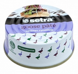 Паштет Сетра 100г Гусиный ж/б Паштет Сетра 100г Гусиный ж/б