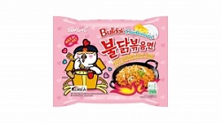 Лапша Hot chicken 140г б/п со вкусом острой курицы в соусе крем-карбонара