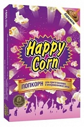 Попкорн Хеппи Корн 100г д/СВЧ Карамель м/уп. Попкорн Хеппи Корн 100г д/СВЧ Карамель м/уп.