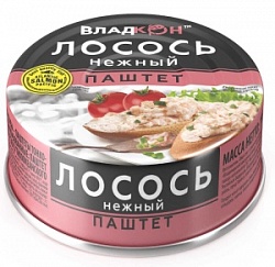 Паштет Владкон 100г из лосося ключ ж/б №1
