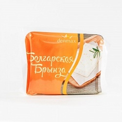 Сыр рассольный Денмакс 250г Брынза резанная кубиками м.д.ж. 40% п/ванна