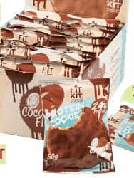 Десерт Фит Кик 40г Куки протеиновое (Кокосовый флан)