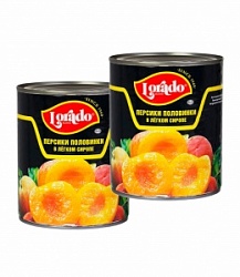 Персик Лорадо 425мл половинки в легком сиропе ж/б