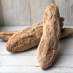 Багет безглютеновый из муки зеленой гречки 270 г