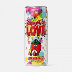 Напиток BUBBLES OF LOVE 0,32л Чайный Клубника негаз
