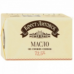 Масло Брест Литовский 180г 72,5%
