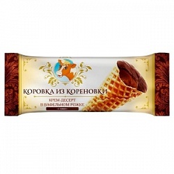 Крем-десерт Коровка из Кореновки 40г сгущ.молоко с какао ваф/рож