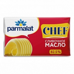 Масло Пармалат 180г Сливочное Шеф 82,5%