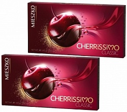 Конфеты Миешко 142г Вишня в десертном ликере