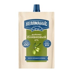 Майонез Хеллманнс 300г Оливковый д/п