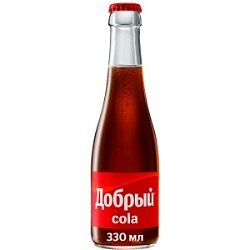 Напиток Добрый 0,33л Кола стекло