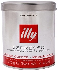 Кофе Илли 125г Ground classic roast молотый ж/б