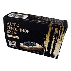 Масло ГолденРич 150г Крестьянское сливочное 82,5% фас