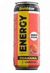 Напиток энергетический Бомббар 450мл Л-карнитин со вкусом Грейпфрут ж/б