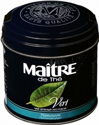 Мэтр чай 100г зеленый листовой Наполеон ж/б