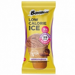 Мороженое Бомббар 80г Шоколадное с пониж. калор. ваф. ст. (24)