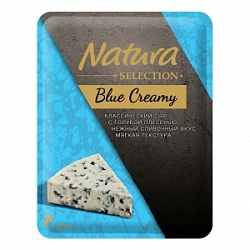 Сыр НАТУРА СЕЛЕКШИН 100г с Голубой Плесенью Creamy 60% (6)