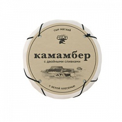 Сыр Атон 150г Камамбер с двойными сливками с белой плесенью
