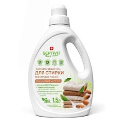 Гель Септивит 1,5л д/стирки Миндальное молочко