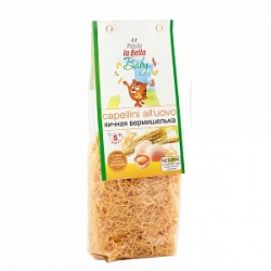 Паста ла Белла Вермишелька 250г яичная 250г