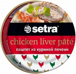 Паштет Сетра 100г из Куриной печени ж/б