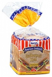 Хлеб пшеничный 515г С отрубями Харрис