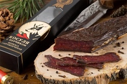 Колбаса Деликатес Дичь 200г из Косули с перчиком с/к п/у