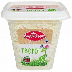 Творог Вкуснотеево 300г 5% стакан