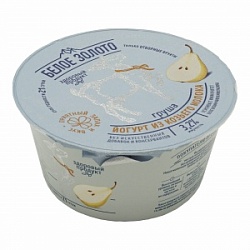 Йогурт Белое Золото 150г из козьего молока Груша***